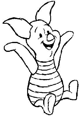 Plansa de colorat cu Winnie de Pooh 21 15